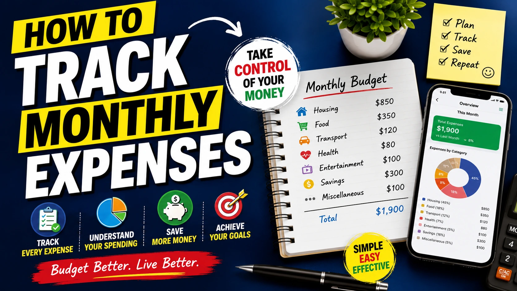 How to Track Monthly Expenses: The Ultimate Budget Guide