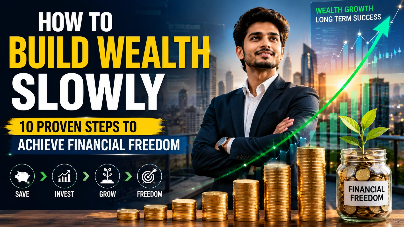 How to Build Wealth Slowly: 10 Proven Steps to Achieve Financial Freedom