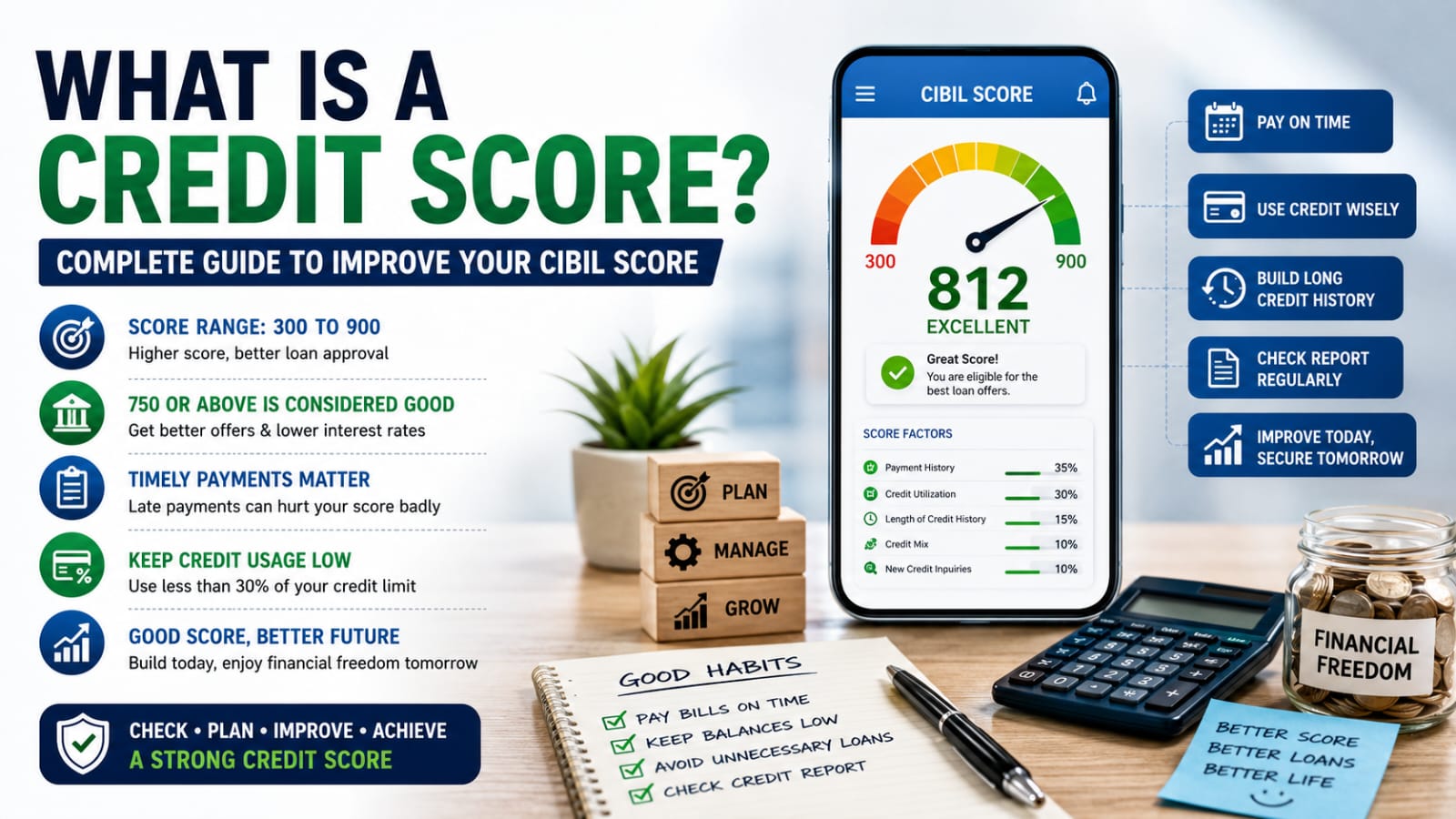 What Is a Credit Score? Complete Guide to Improve Your CIBIL Score