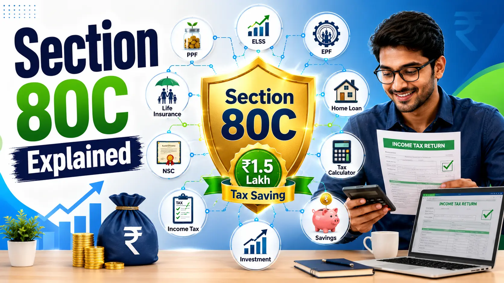 Section 80C Explained: Save Up to ₹1.5 Lakh Tax Legally