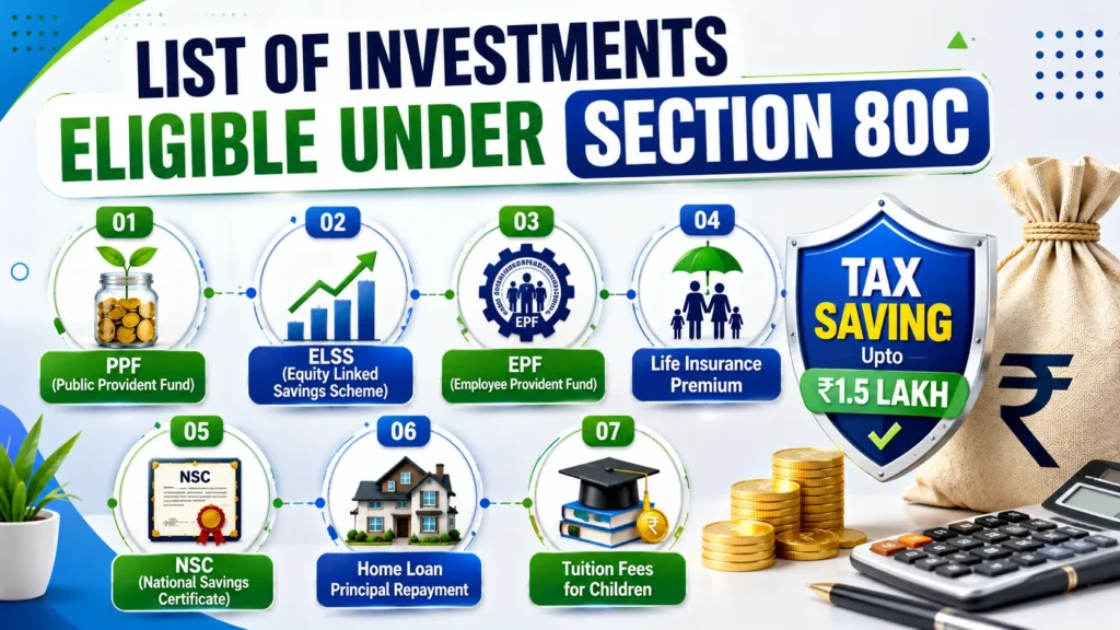 Section 80C Explained: Save Up to ₹1.5 Lakh Tax Legally