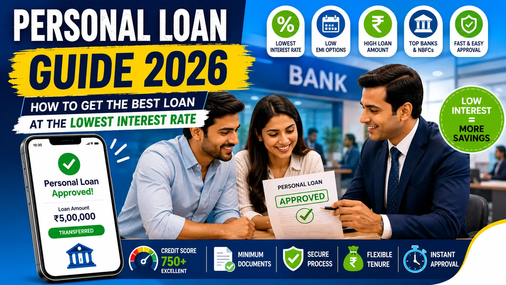 Personal Loan Guide 2026: How to Get the Best Loan at the Lowest Interest Rate