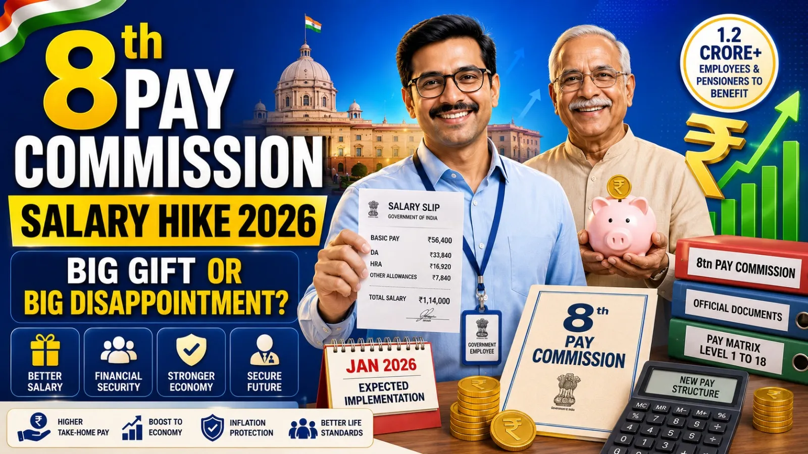 8th Pay Commission Salary Hike: Huge Raise or Big Disappointment?