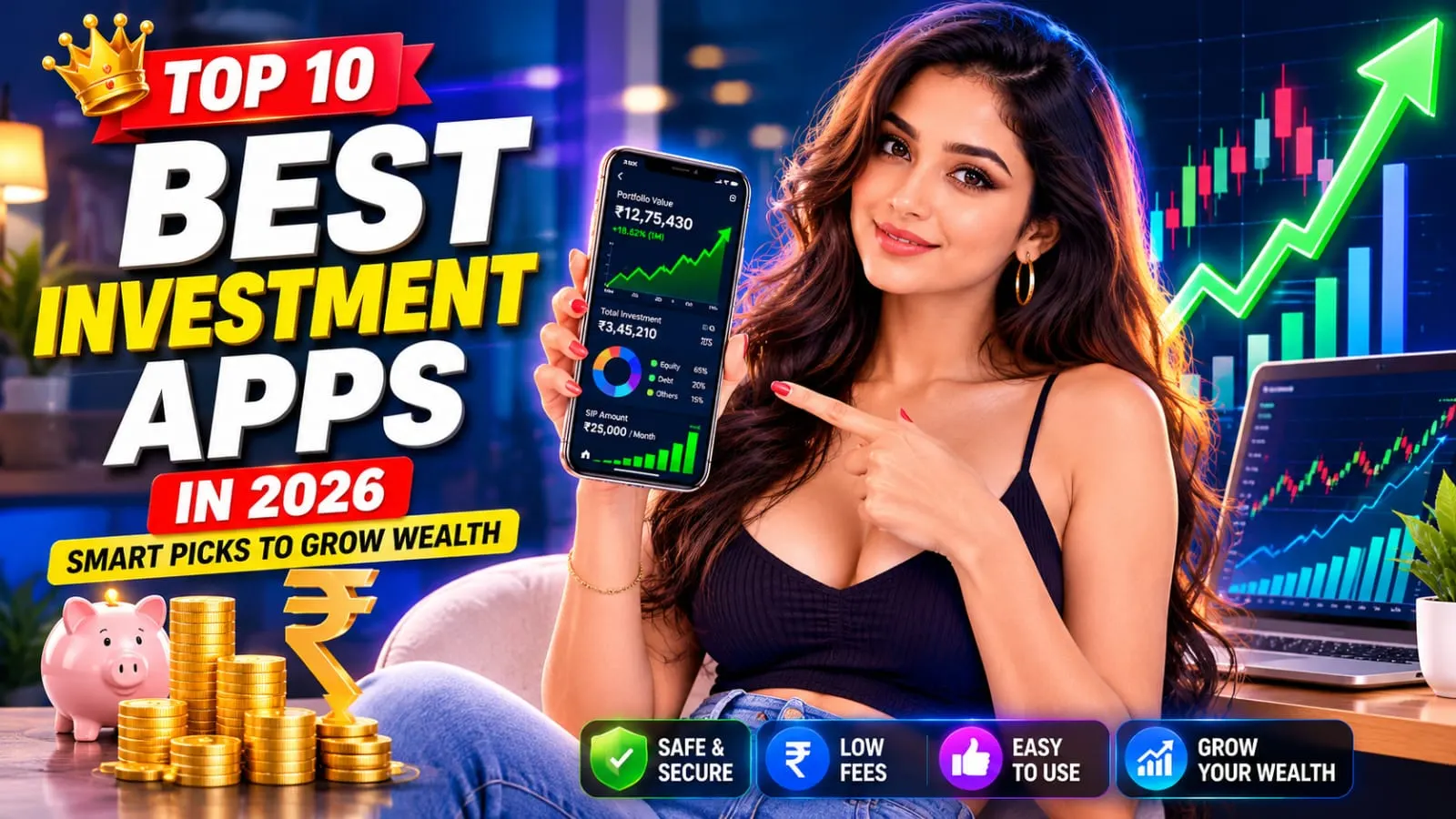 10 Best Investment Apps in India 2026 to Grow Wealth Fast