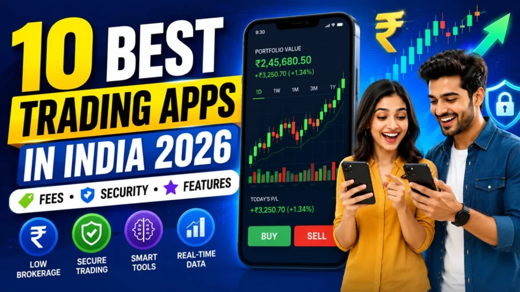 Best Trading Apps in India for safe investing with low fees