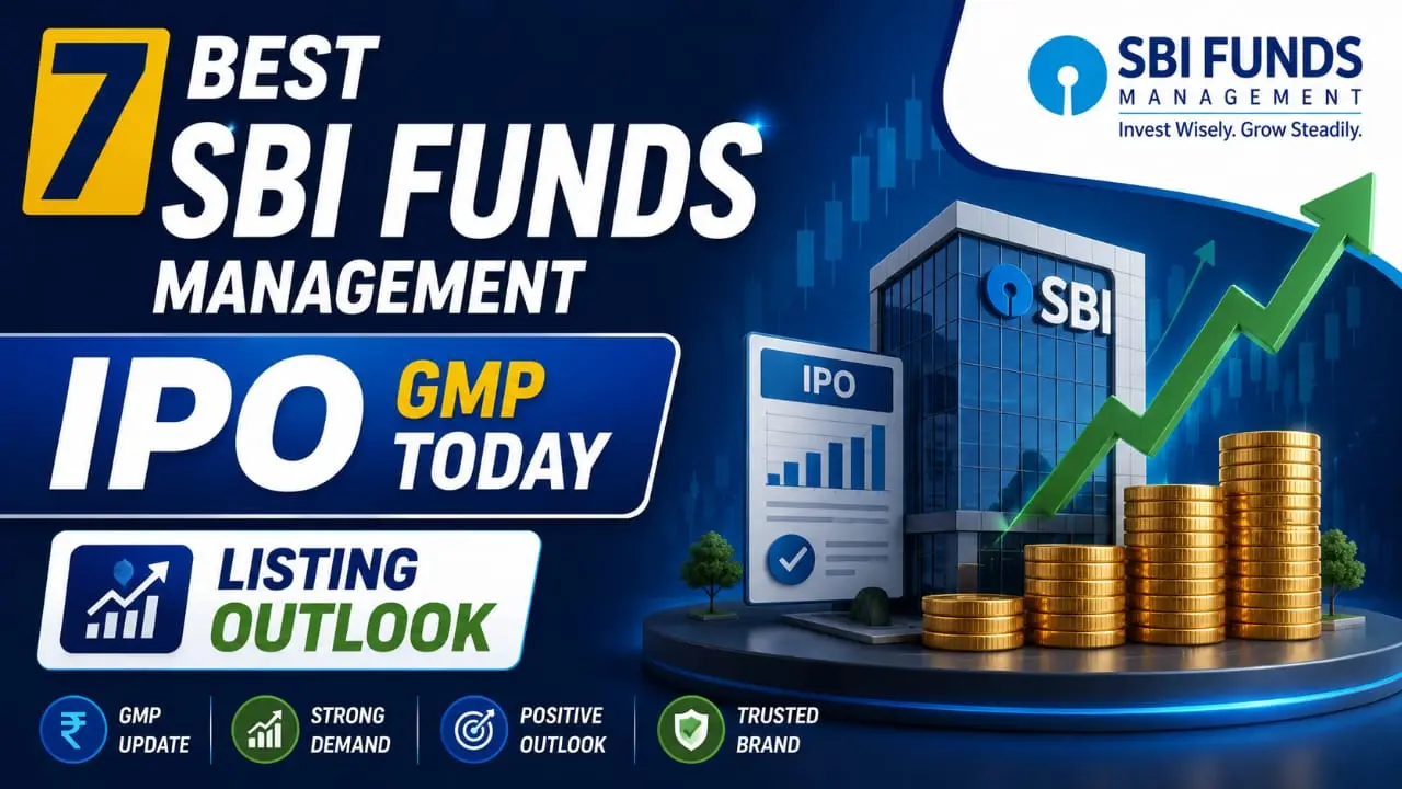 SBI Funds Management IPO GMP Today listing outlook