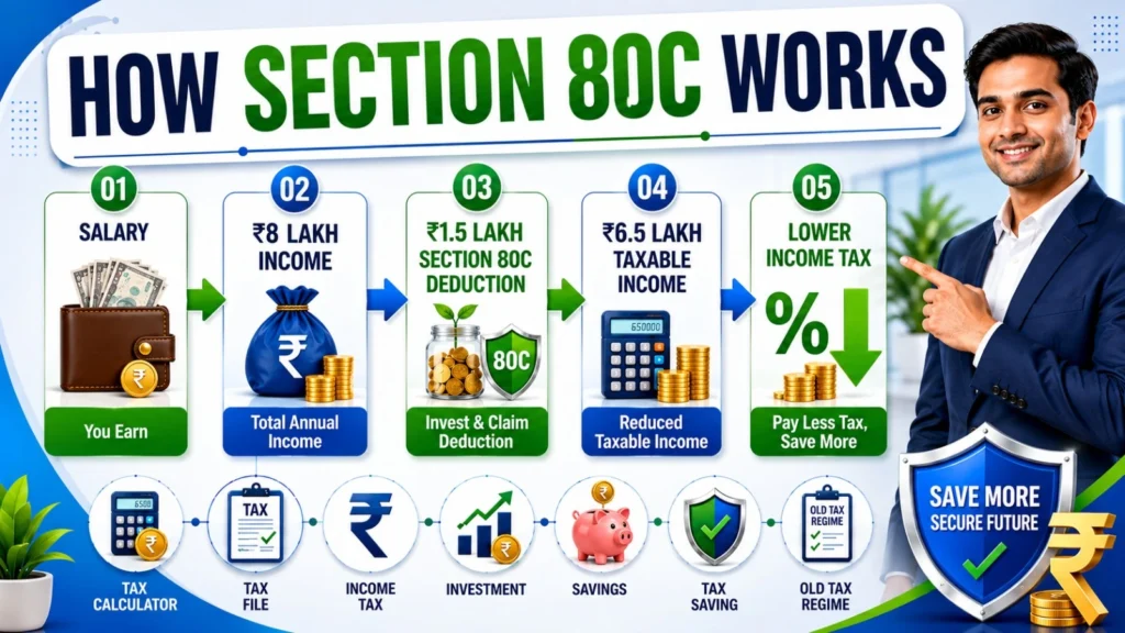 Section 80C Explained: Save Up to ₹1.5 Lakh Tax Legally