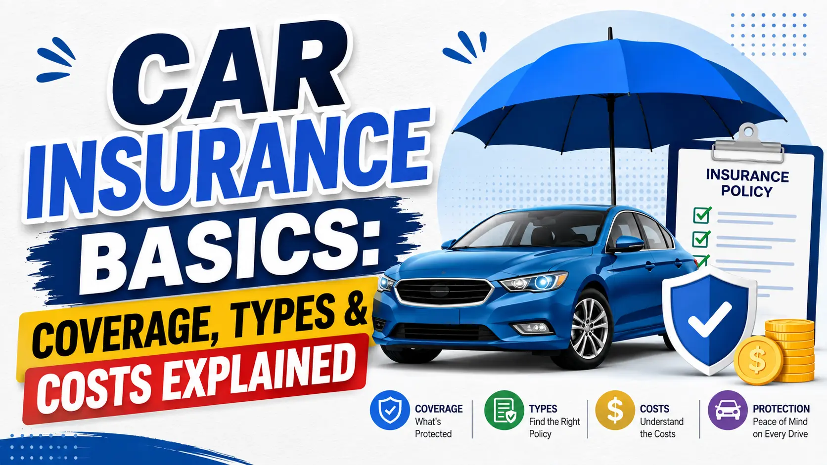 Car Insurance Basics: Coverage, Types & Costs Explained