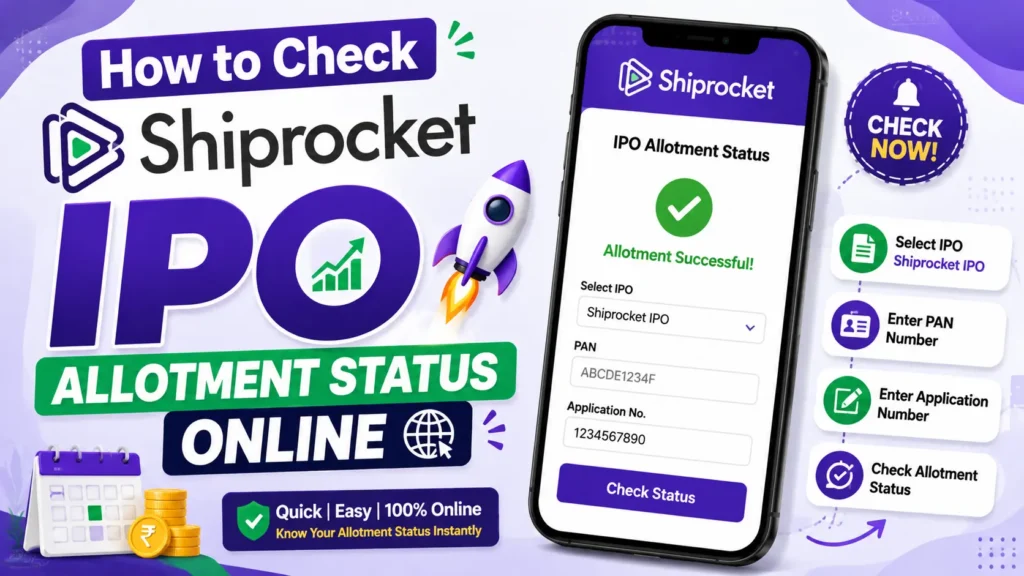 Shiprocket IPO Allotment Status: Check Result, Date & Listing