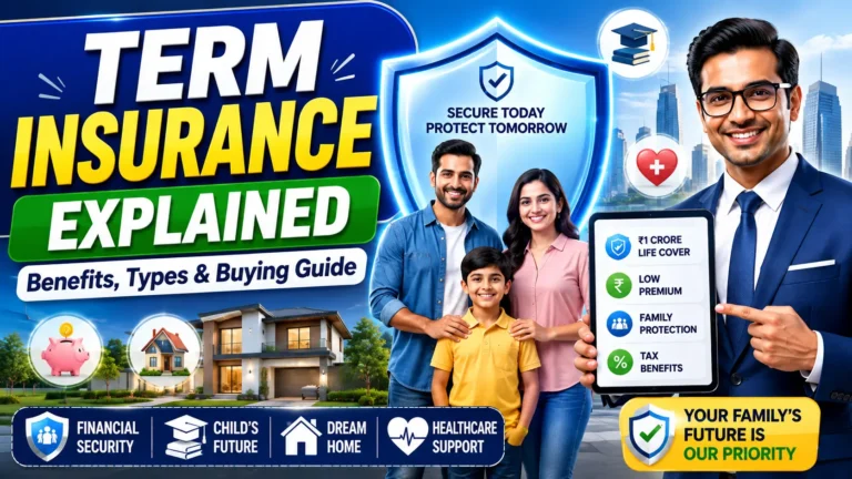 Term Insurance Explained: Benefits, Types & Buying Guide