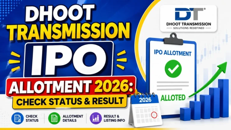 Dhoot Transmission IPO Allotment 2026: Best Way to Check