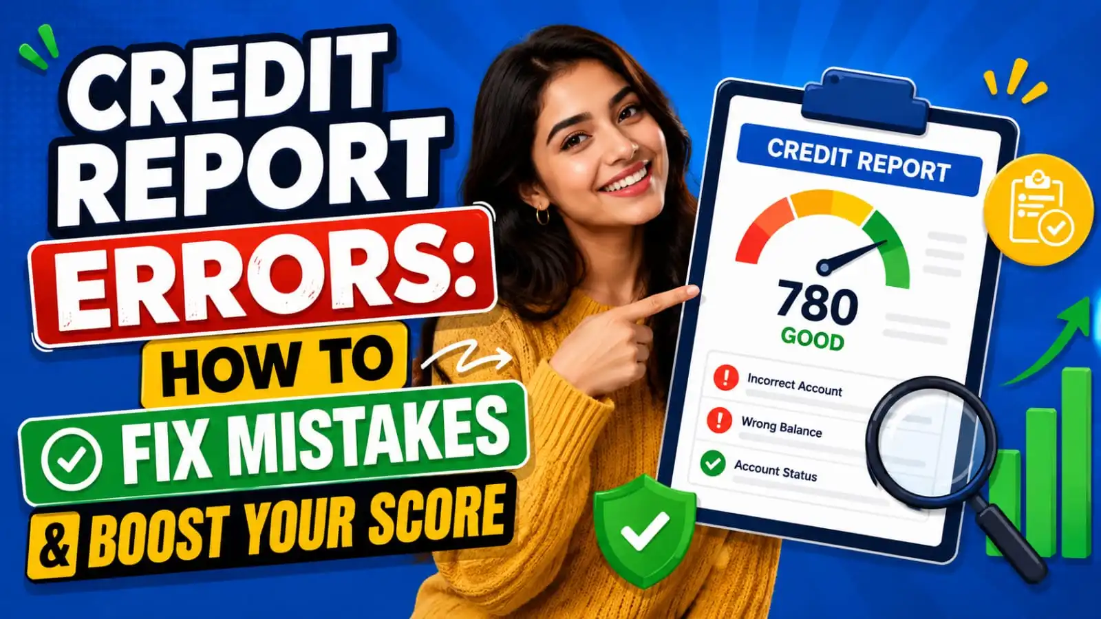 Credit Report Errors: How to Fix Mistakes & Boost Your Score