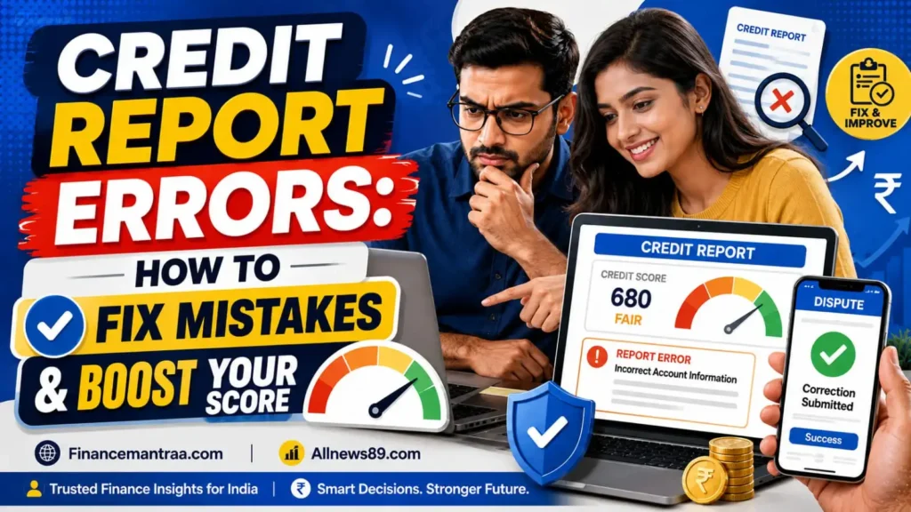 Credit Report Errors: How to Fix Mistakes & Boost Your Score