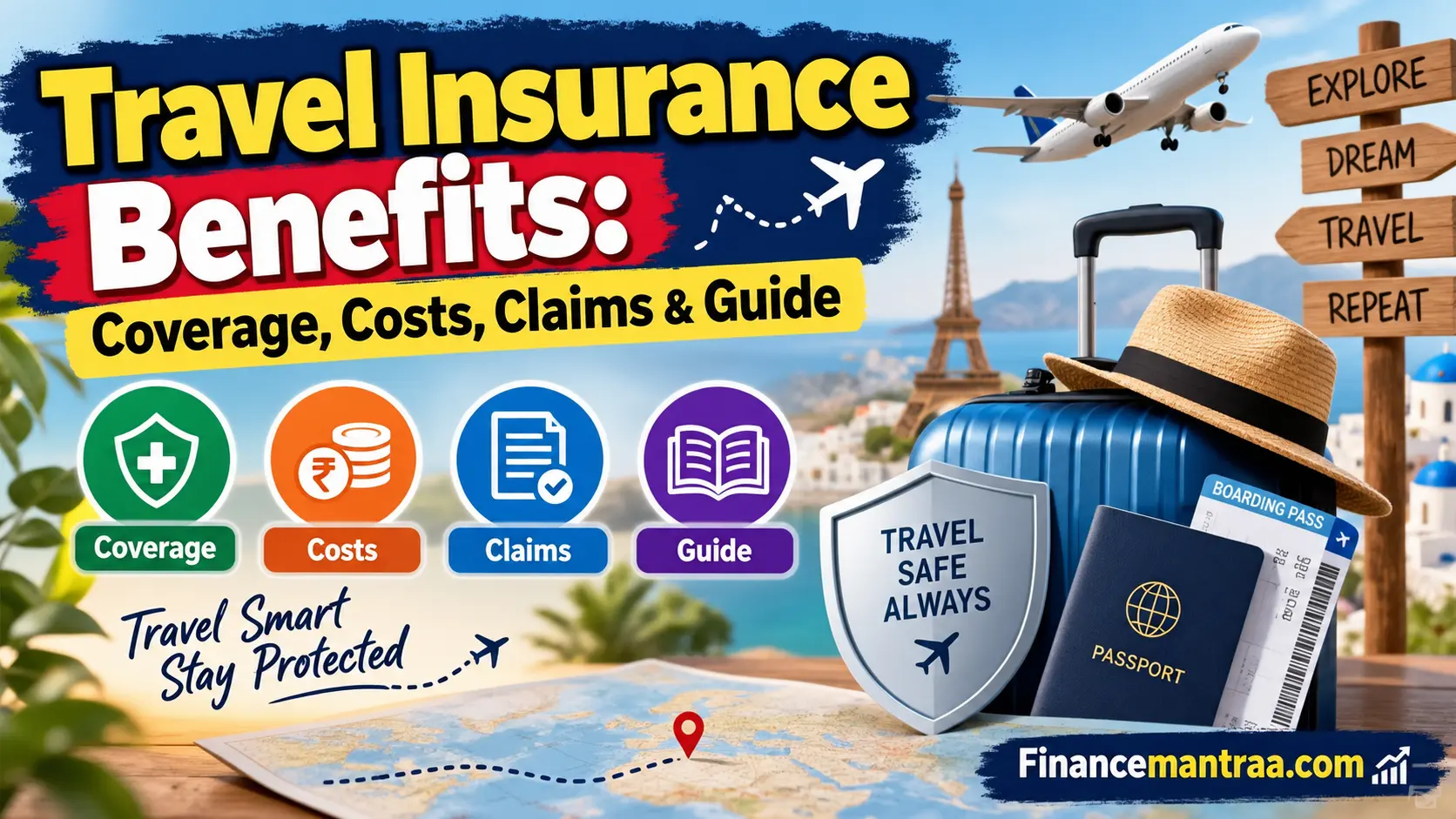 Travel Insurance Benefits: Coverage, Costs, Claims & Guide