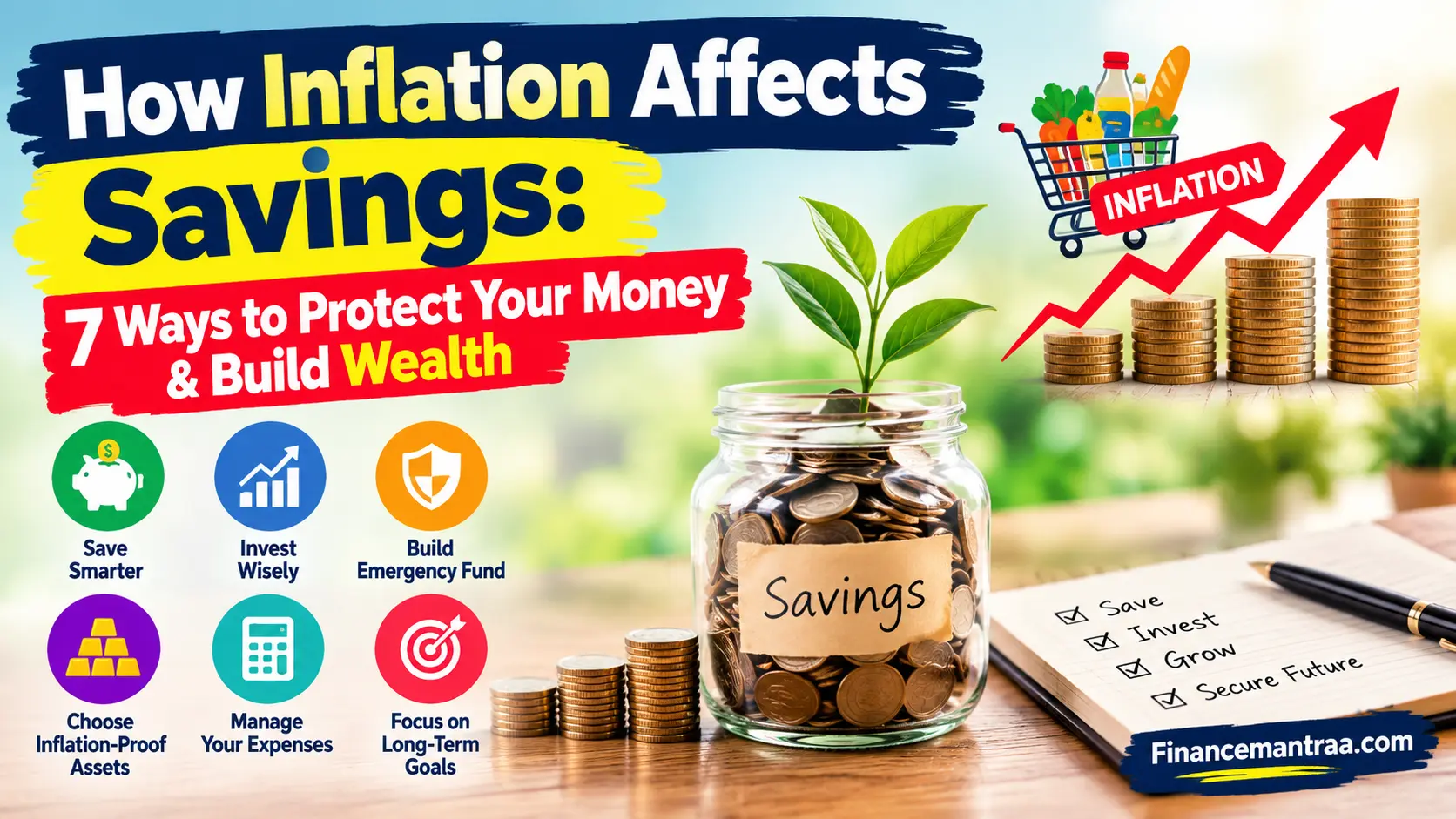 How Inflation Affects Savings: 7 Ways to Protect Your Money & Build Wealth