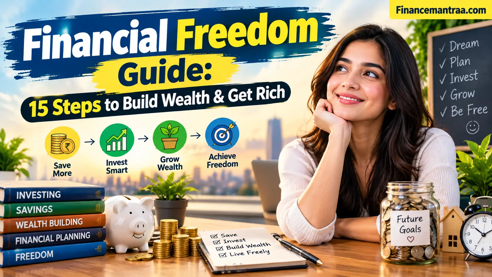 Financial Freedom Guide: 15 Steps to Build Wealth & Get Rich