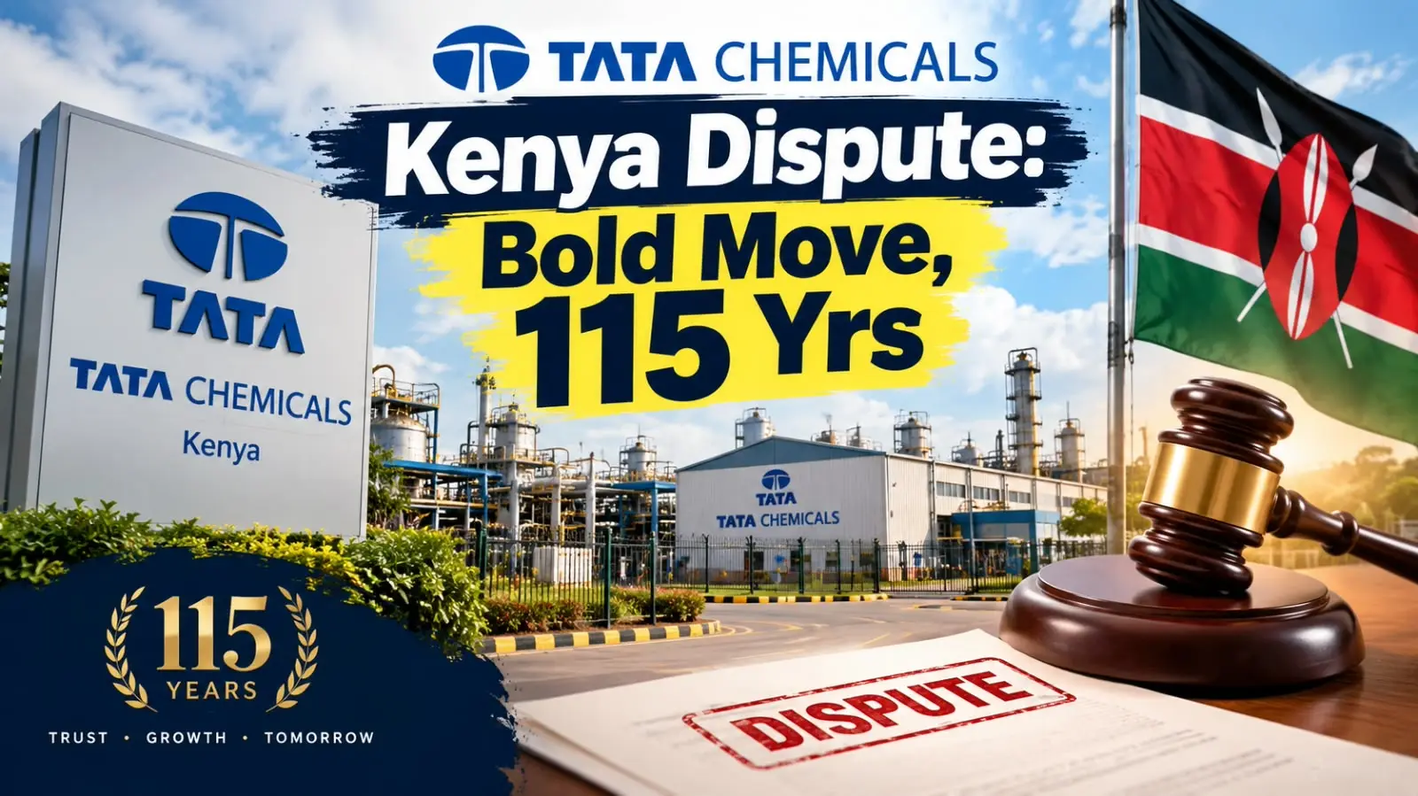 Tata Chemicals Kenya dispute after 115 years of operations
