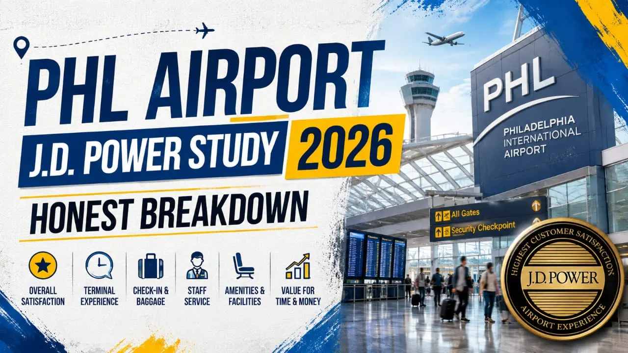 PHL Airport J.D. Power Study 2026: Honest Breakdown