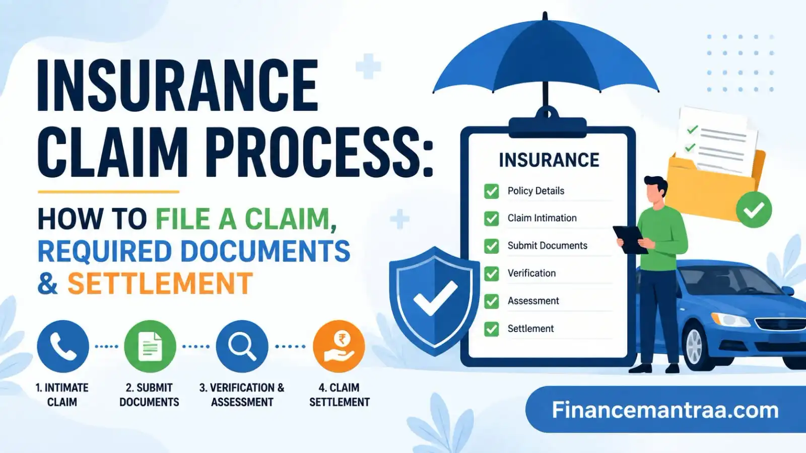 Insurance Claim Process: How to File a Claim, Required Documents & Settlement