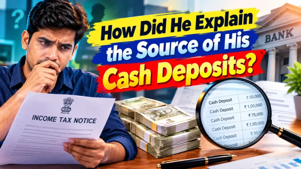 How Did He Explain the Source of His Cash Deposits?