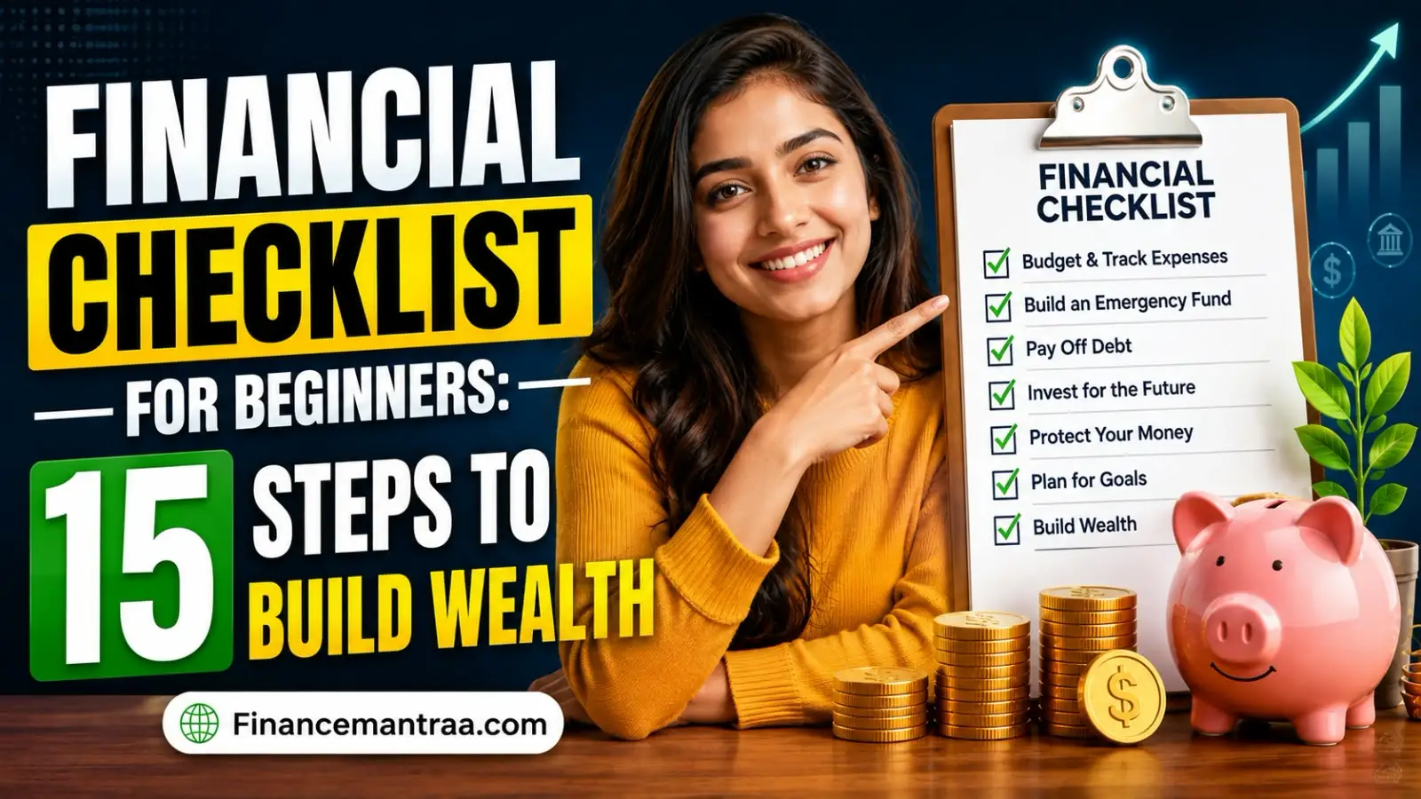 Financial Checklist for Beginners: 15 Steps to Build Wealth