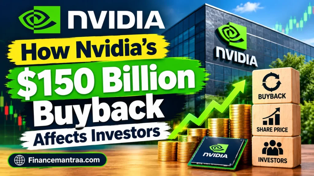Nvidia $150 Billion Buyback explained with a rising stock chart