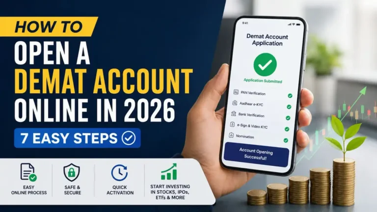 How to Open a Demat Account Online in 2026: 7 Easy Steps